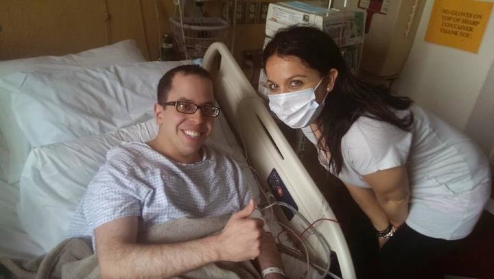 David Levy, shown here with his sister, is the first adult patient cured of CDA. Credit: David Levy