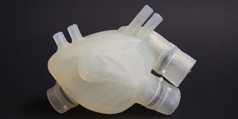 The artificial heart imitates a human heart as closely as possible. (Photo: Zurich Heart)