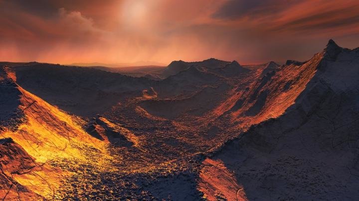 The nearest single star to the Sun hosts an exoplanet at least 3.2 times as massive as Earth  a so-called super-Earth. Credit: ESO/M. Kornmesser